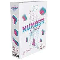AEG Number Drop - Retro Roll & Write, Video Game Theme, Polyomino, Ages 10+, 1-6 Players, 20 Min