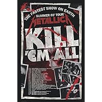 Metallica - Music Poster (Kill 'Em All Tour 1983) (Size: 24