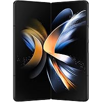 Galaxy Z Fold 4 Cell Phone, Factory Unlocked Android Smartphone, 256GB, Flex Mode, Dual Sim (1x eSim + 1x Nano) Multi Window View, Foldable Display, Korean International Version, Phantom Black