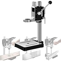 Drill Press Stand Bench Top, Drill Press Stand with Vise, Bench Drill Press Drill Press Stand for Hand Drill, Suitable for Making Vertical Holes with High Precision