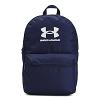 Under Armour unisex-adult Loudon Lite Backpack, (410) Midnight Navy/Midnight Navy/White, One Size