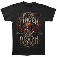 Five Finger Death Punch Men's 100 Proof T-Shirt Black