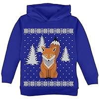 Old Glory Big Fox Ugly Christmas Sweater Toddler Sweatshirt