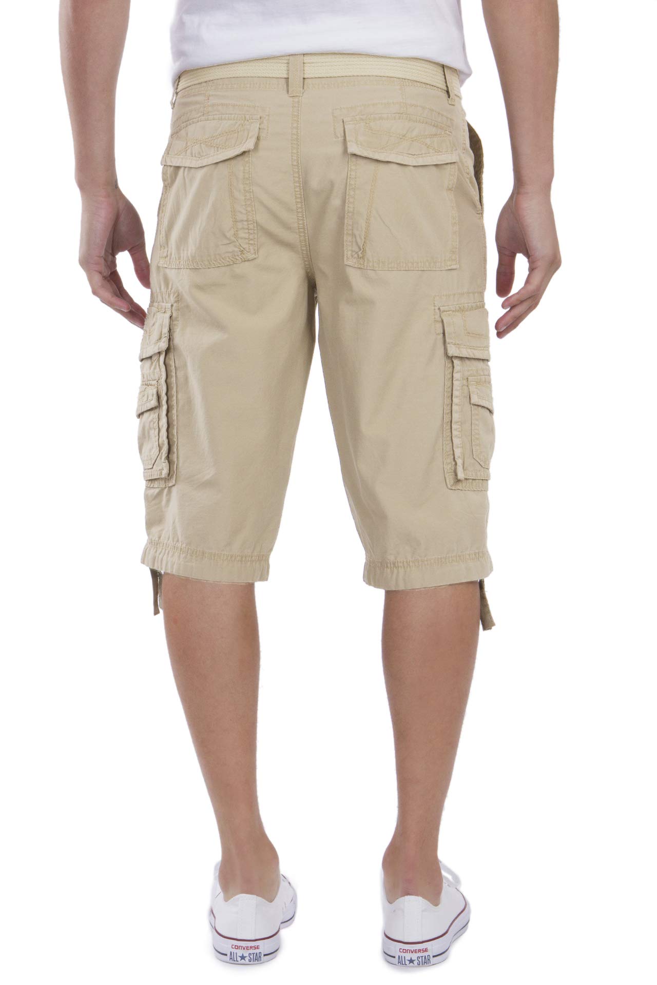 Unionbay Men's Cordova Belted Messenger Cargo Short - Reg and Big and Tall Sizes