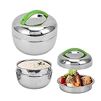 0.8l Stainless Steel Thermal Lunch Container, Portable Insulated Lunch Box for Office Workers Thermal Lunch Box Hot Food Lunch Box Thermos for Hot Food