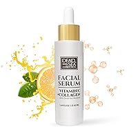 Dead Sea Collection Vitamin C and Collagen Serum For Face - Hydration Skin Serum for Smooth and Moisturized Skin - Enriched with Dead Sea Minerals and Vitamins - 1,69 Fl. Oz.