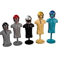 HiPlay 1/6 Scale Action Figure Accessory: Vintage “Bullitt” Helmet Model for 12-inch Miniature Collectible Figure Pearl Blue 202402E