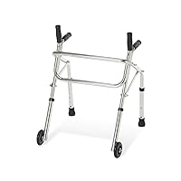 Medline Guardian Pediatric Non-Folding Walker for Children - Lightweight, Adjustable & Durable Mobility Aid - Ideal for Young Medical Patients & Hospitals