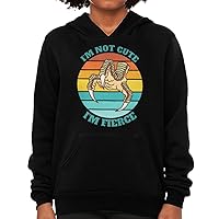 I'm Not Cute I'm Fierce Kids' Hoodie - Girls Items - Items for Dragon Lovers