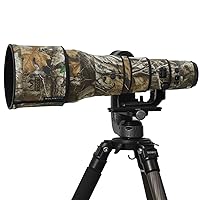 Rolanpro Waterproof Lens Camouflage Coat for Nikon NIKKOR Z 400mm F/2.8 TC VR S - Camouflage Rain Cover Lens Protective Sleeve Easy Installation #27