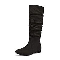DREAM PAIRS Women's Knee High Pull On Fall Weather Winter Boots