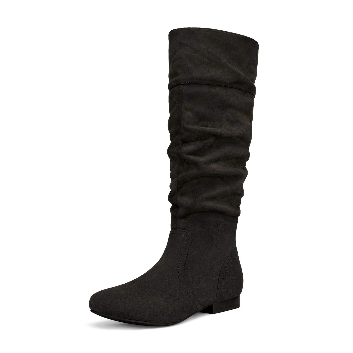 DREAM PAIRS Women's Knee High Pull On Fall Weather Winter Boots