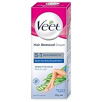 Veet Hair Removal Cream, Sensitive Cream - 25 g