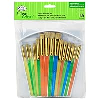 Royal Brush Clear Choice Stencil Brush Deluxe Value Pack, Multicolor