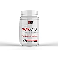 Warfare 2 lbs Advanced Whey Protein Blend 22g Protein per Serving Amazing Flavors (2 lbs, Chocolate Fudge Cream)
