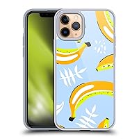 Head Case Designs Officially Licensed Haroulita Bananas Food - Fruits Soft Gel Case Compatible with Apple iPhone 11 Pro and Compatible with MagSafe Accessories