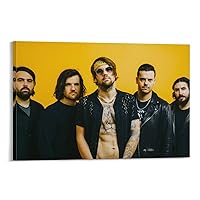 IUURFHU Beartooth 6 Canvas Poster Wall Decorative Art Painting Living Room Bedroom Decoration Gift Frame-style12x18inch(30x45cm)
