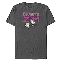 Nickelodeon Big & Tall Invader Zim Gir Paint Men's Tops Short Sleeve Tee Shirt