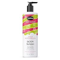 ShiKai Very Clean Body Wash (Juicy Watermelon, 12 oz) | Hydrating Gel Cleanser for Dry Skin | With Niacinamide, Oat Protein, Vitamins C & E