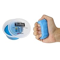 CanDo 10-2614 Theraputty Plus Hand Exercise Putty, Blue, 3oz, Firm