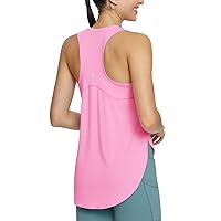 BALEAF Women's Workout Tank Top Racerback Sleeveless Tops Lightweight Loose Fit Long Shirts for Yoga Athletic Gym