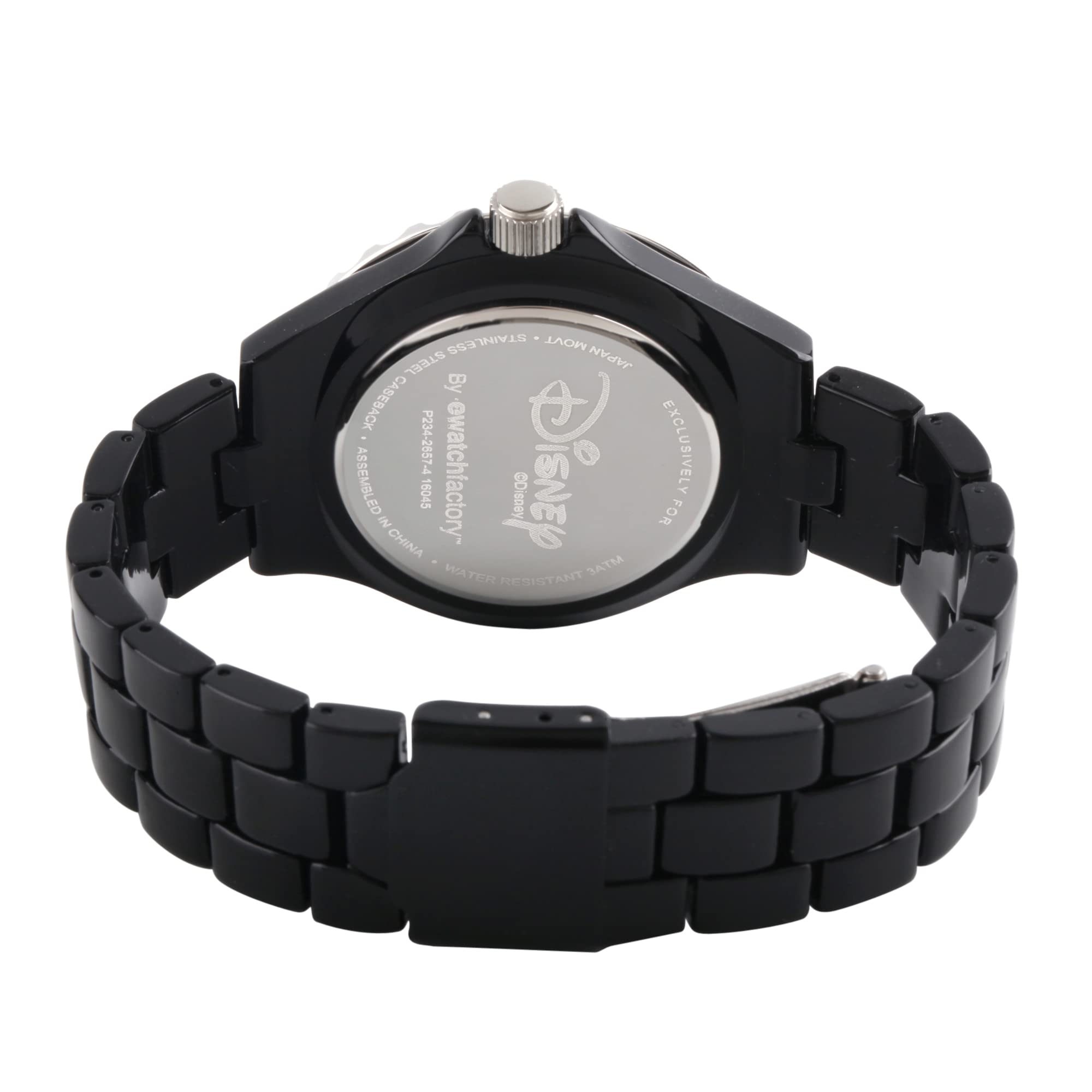 Disney Adult Enamel Sparkle Analog Quartz Bracelet Watch