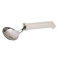 Sammons Preston Plastic Handle Swivel Soup Spoon, Adaptive Utensils, 6.5