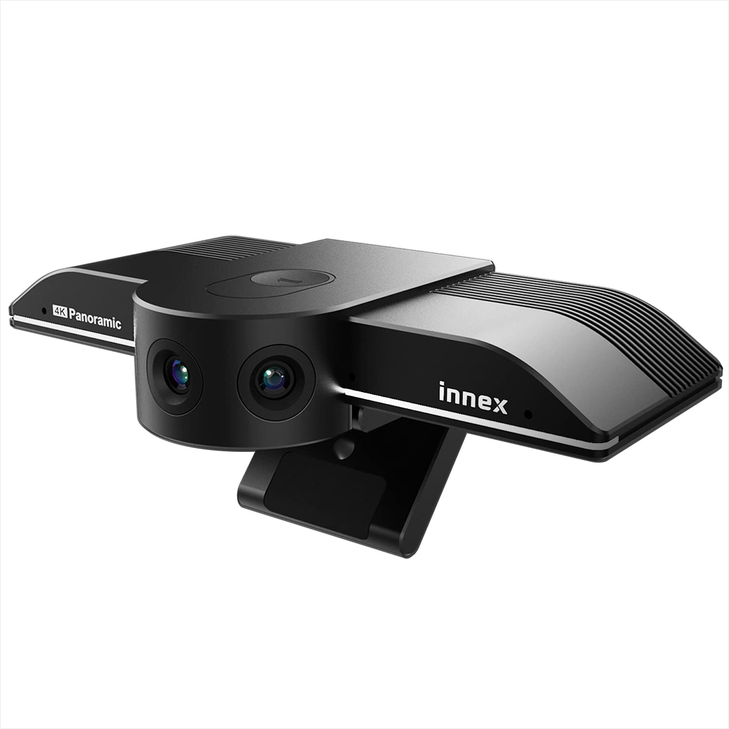 4K Panoramic Pro Webcam Innex C830, Intelligent Facial Tracking, 180° to 75° Flexible View Angle, Video Conference Camera for Windows, Mac, Meeting...