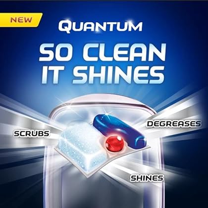 Finish - Quantum - 68ct - Dishwasher Detergent - Powerball - Ultimate Clean & Shine - Dishwashing Tablets - Dish Tabs