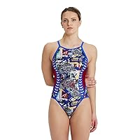 ARENA Women's Icons Swimsuit Fast Back Allover