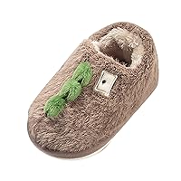Fashion Cute Autumn And Winter Boys And Girls Slippers Flat Bottom Round Toe Soft And Comfortable Girls Slippers Size 1