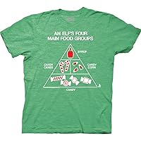 Ripple Junction Elf Food Groups Adult Crew Neck T-Shirt