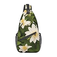 Clematis Cross Chest Bag Diagonally Multi Purpose Cross Body Bag Travel Hiking Backpack Men And Women One Size