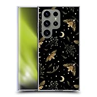 Head Case Designs Officially Licensed Episodic Drawing Death Head Moth Pattern Soft Gel Case Compatible with Samsung Galaxy S24 Ultra 5G