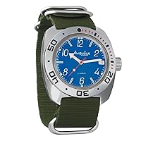 Vostok Amphibian Automatic Mens Self-Winding Diver Amphibia 710 Case Wrist Watch 710908