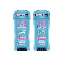 Secret Anti-Perspirant Clear Gel, Fights, 2.6 Ounce (Pack of 2)