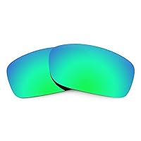 Revant Replacement Lenses Compatible With Oakley Fives Squared, Polarized, Elite Emerald Green MirrorShield
