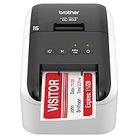 Brother QL-800 Professional Label Printer - Wired USB Connectivity - Black and Red Printing, 2.4