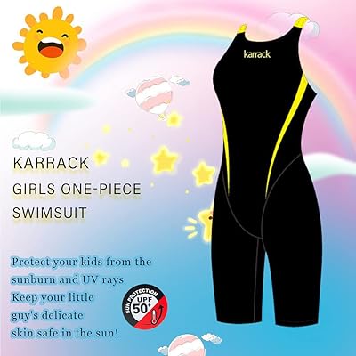  karrack Girls Swimming Suit Sports Conjoined Girls