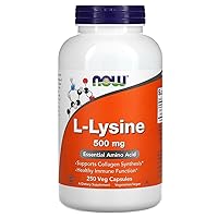 L-Lysine 500 mg - 250 Capsules by NOW