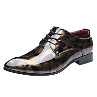 Slide on Shoes for Men Leather Classical Style Shoes for Men Slip On PU Leather Low Sneaker Boots for Men