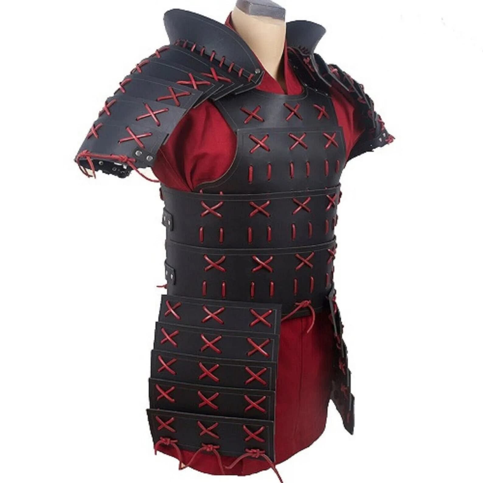 Medieval leather Samurai Armor - Leather Armor for LARP and Cosplay