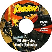 The Shadow Old Time Radio Shows, MP3 DVD (281 Episodes)