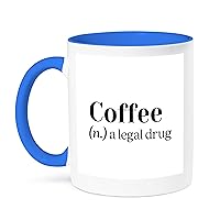 3dRose Coffee A Legal Drug Funny Dictionary - Mugs (mug-377118-6)