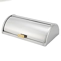 Winco Roll-Top Cover, Stainless Steel, Medium