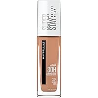 Super Stay Full Coverage Liquid Foundation Active Wear Makeup, Up to 30Hr Wear, Transfer, Sweat & Water Resistant, Matte Finish, Golden, 1 Count