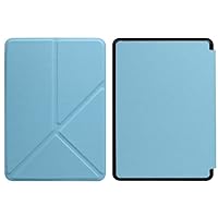 2021 Magnetic Smart Cover New Amazon Kindle Paperwhite 5 11Th Gen 6.8 Inch Folding Stand Cover with Auto Wake/Sleep Multiview Kindle Paperwhite Signature Edition E-Reader,Sky Blue