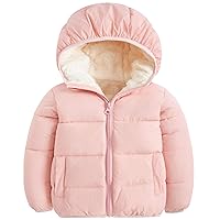 BFUSTYLE Toddler Winter Coats Hooded Infants Fleece Jacket Thickened Jacket for Baby Girls Boys 1-5T