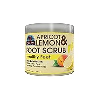 OKAY Apricot and Lemon Foot Scrub 6oz / 177ml
