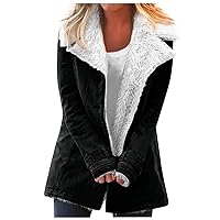 FQZWONG Winter Coats For Women 2023 Warm Clothes Fleece Sherpa Jacket Fuzzy Lightweight Fashion Casual Outerwear Clothing